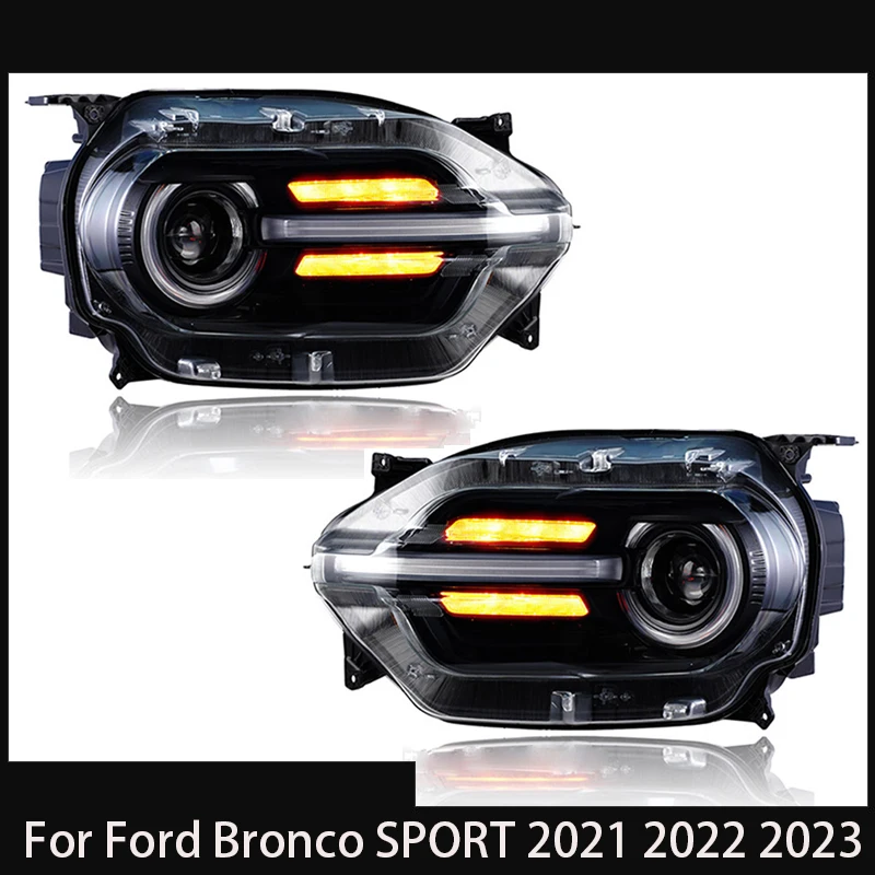 Right LED Headlight For Ford Bronco Sport 2020-2023 M1PZ13008A M1PZ13008B Projector OE Headlight