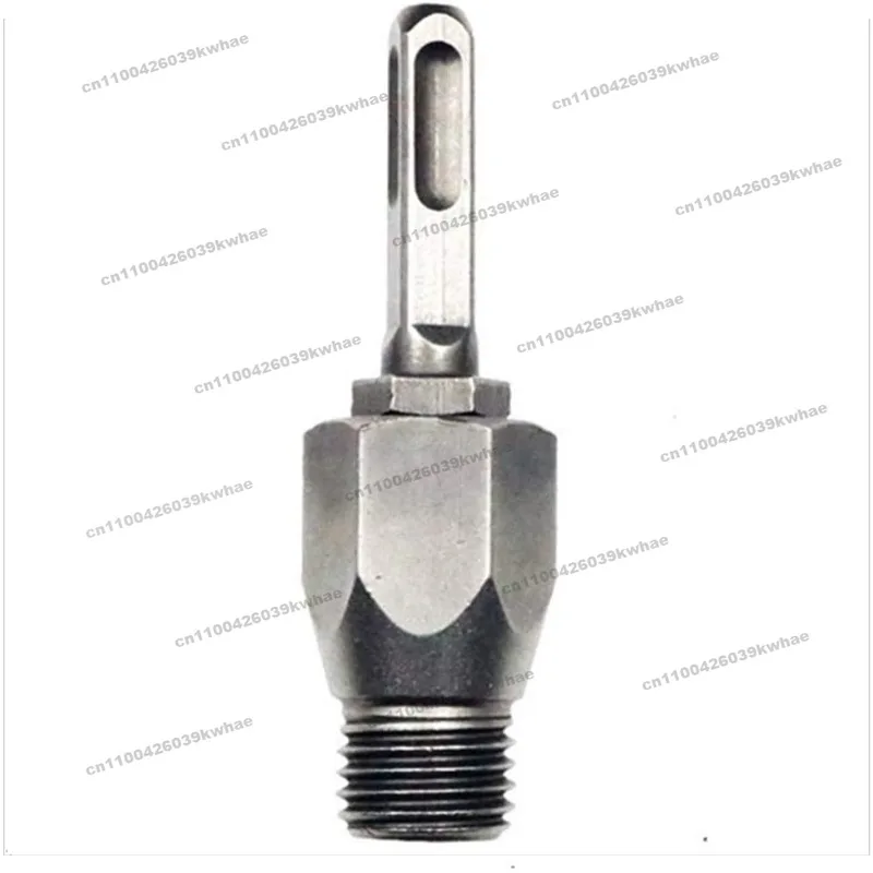 For Electric Hammer Impact Drill Connecting Rod Water Drill Bit Square Shank Round Shank Conversion Head Wall Hole  3pcs