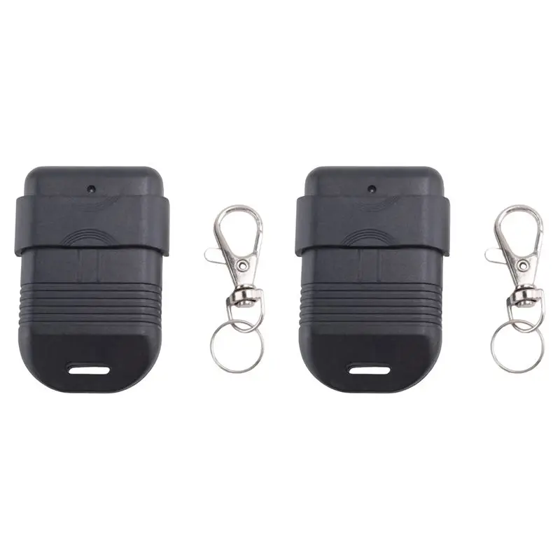 [AAAE 2026] 2X 8 Dip Switch 433Mhz Smart Copy Remote Control Fixed Code 2 CH Duplicator For Gate Garage Door Opener Or Alarm Sys