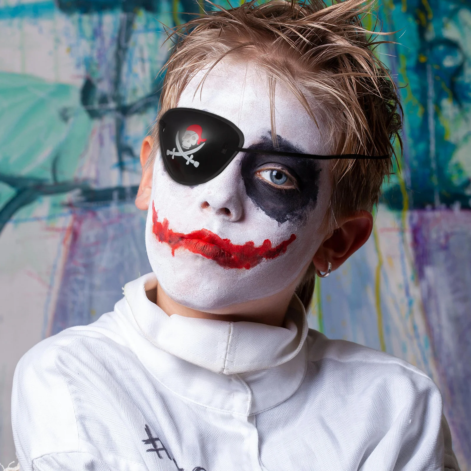 

Pirate Dressing Props Parrot Model Halloween Costume Accessories for Adults Inflatable Black Eye Patches Kids Child