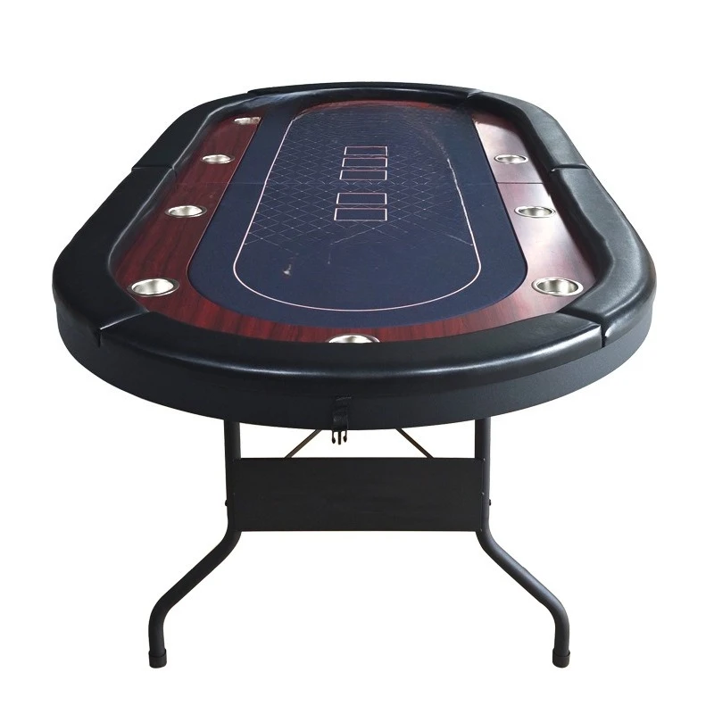 Stół do gry w Texas Hold'em, 86 cali, na żetony, do klubu, rozrywka, gra dla 10 graczy, składany.