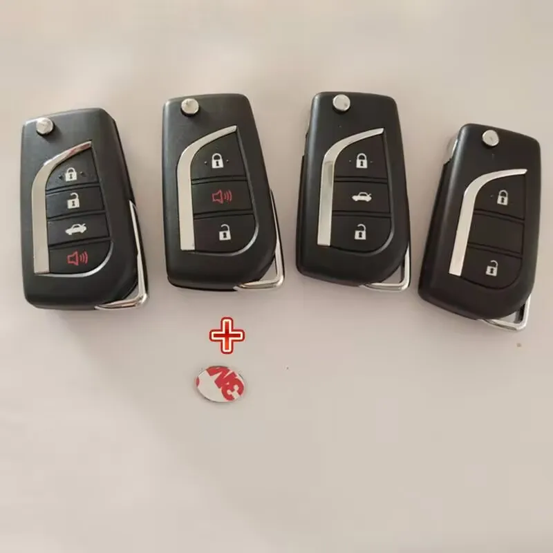 

Remote Folding 2/3 Buttons Car Key Shell For Toyota Corolla RAV4 Before 2013 toy43 toy48
