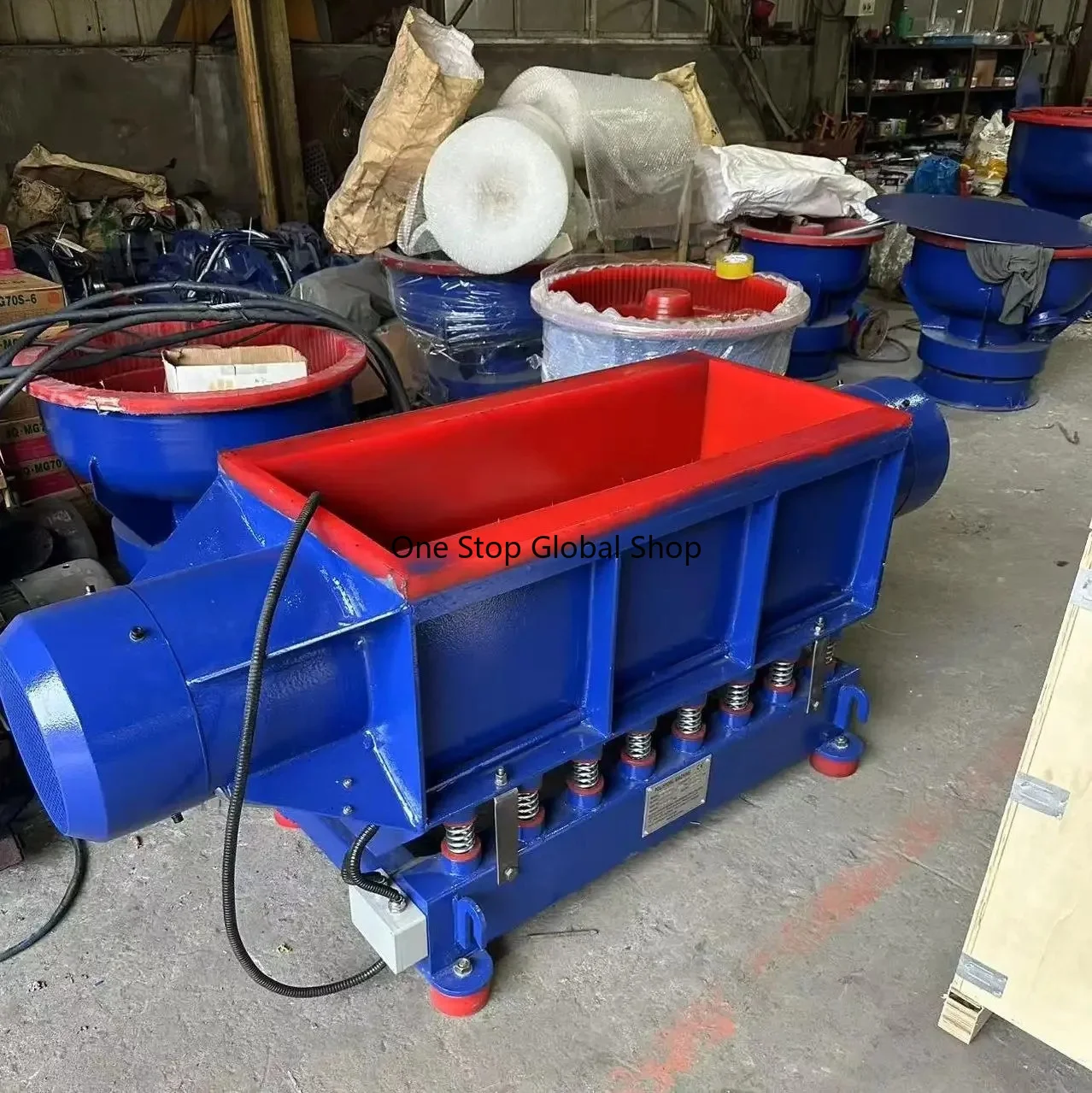 Tube Type Vibratory Tumbler Polishing Finishing Machine for Metal Jewelry Rocks - Continuous Operation Polishing Machine