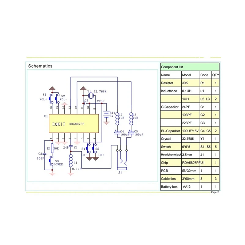 Módulo receptor de rádio estéreo FM ajustável 76-108Mhz Kit DIY Receptor sem fio DIY Produção eletrônica