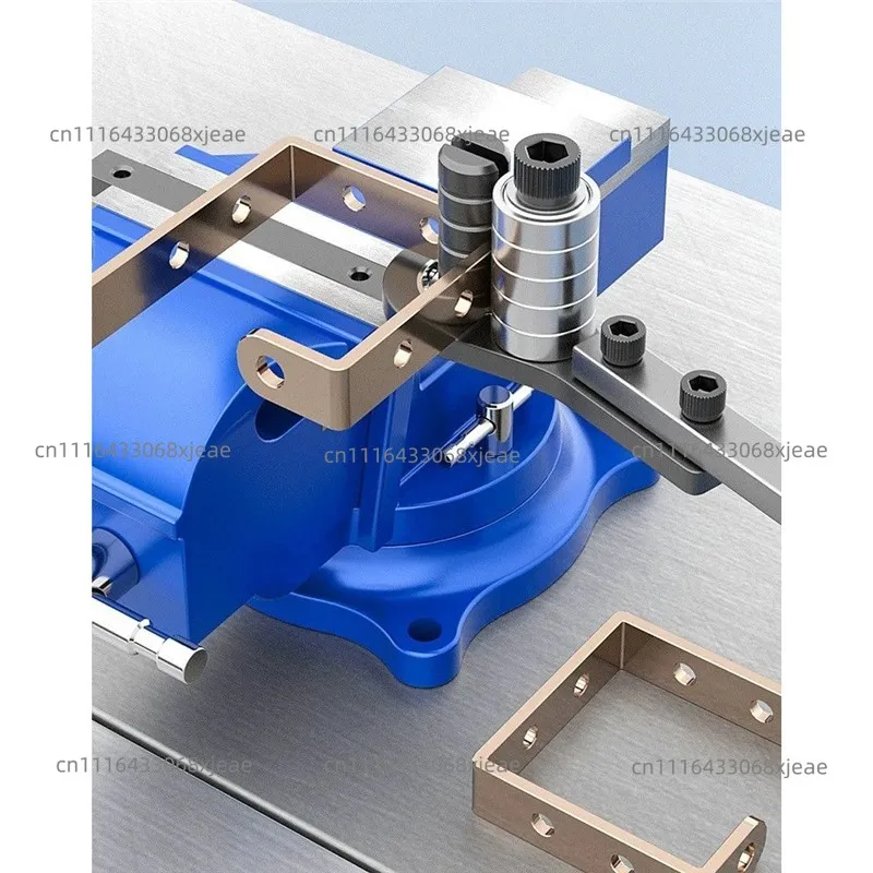 Manual Sheet Metal & Wire Bender, Heavy-Duty Iron Block Brake Metalworking & Furniture Crafting