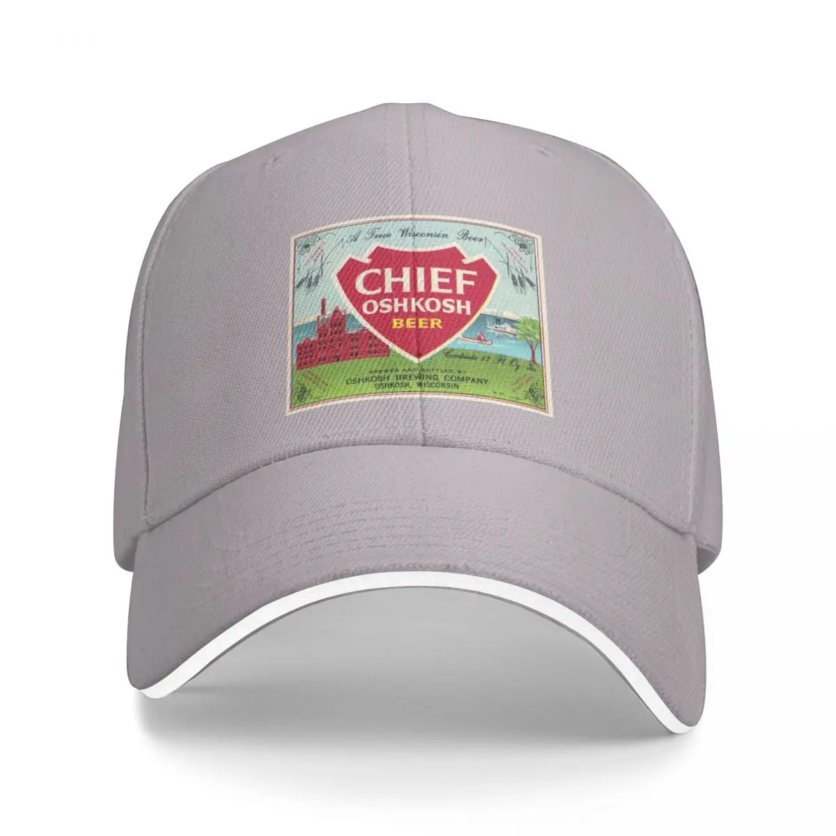 Chief Oshkosh Beer Label Cap Baseball Cap Mountaineering luxury brand mens tennis Women's