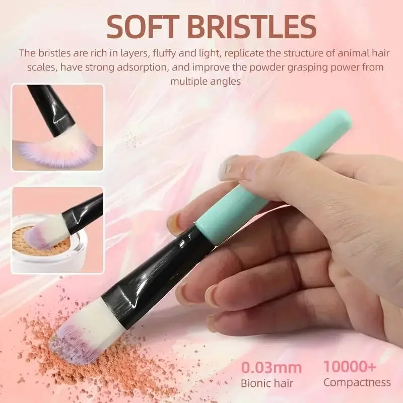 Profissional Sobrancelha Maquiagem Brush Set, Escovas Multi-Funcionais, Pó, Corretivo, Sombras, Soft Fluffy Pente de cílios, 20pcs