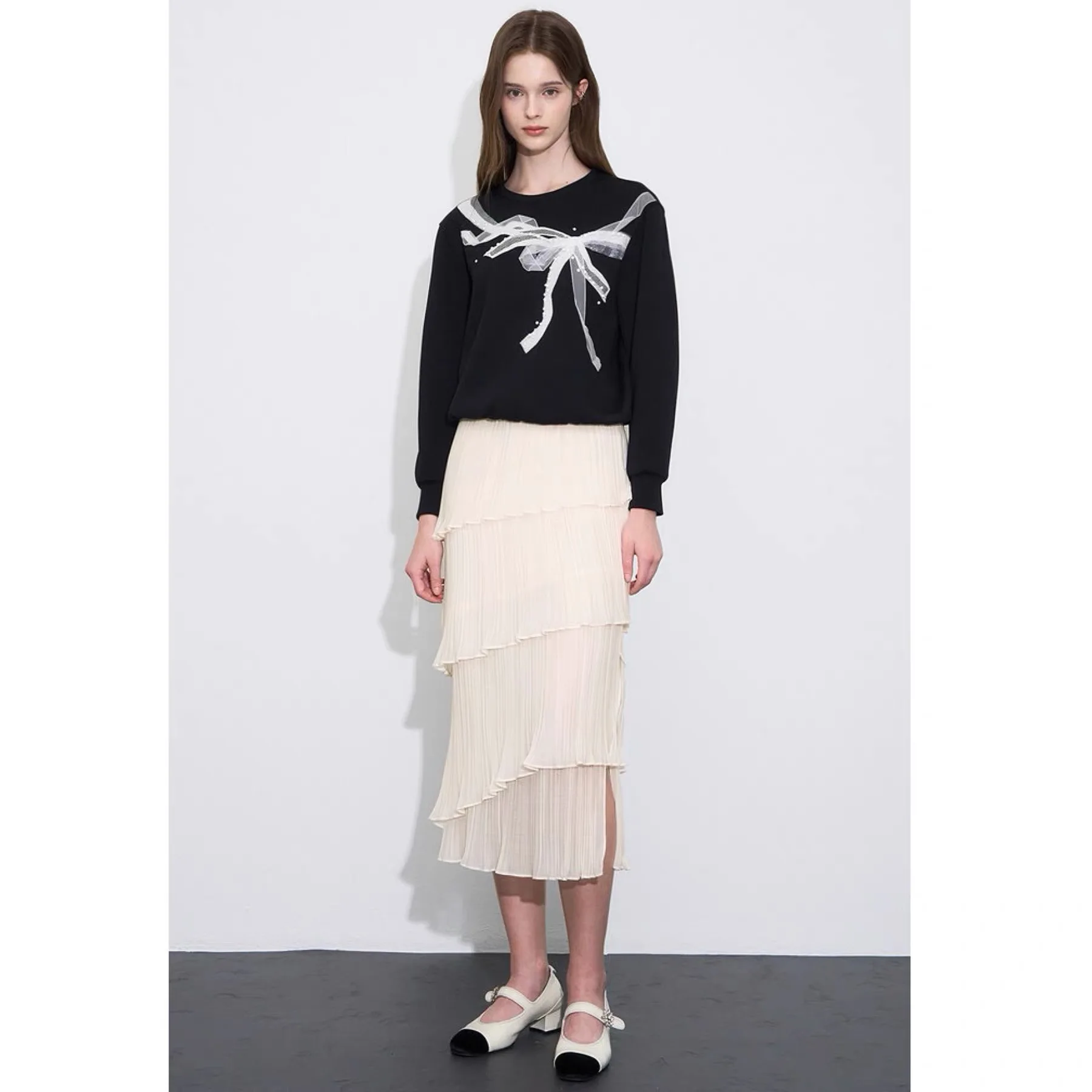 

Lemon Cheese OBZ25 Осенняя тяжелая прикрашенная круглая свободная повседневная толстовка Faionable Me Knot Повседневная толстовка