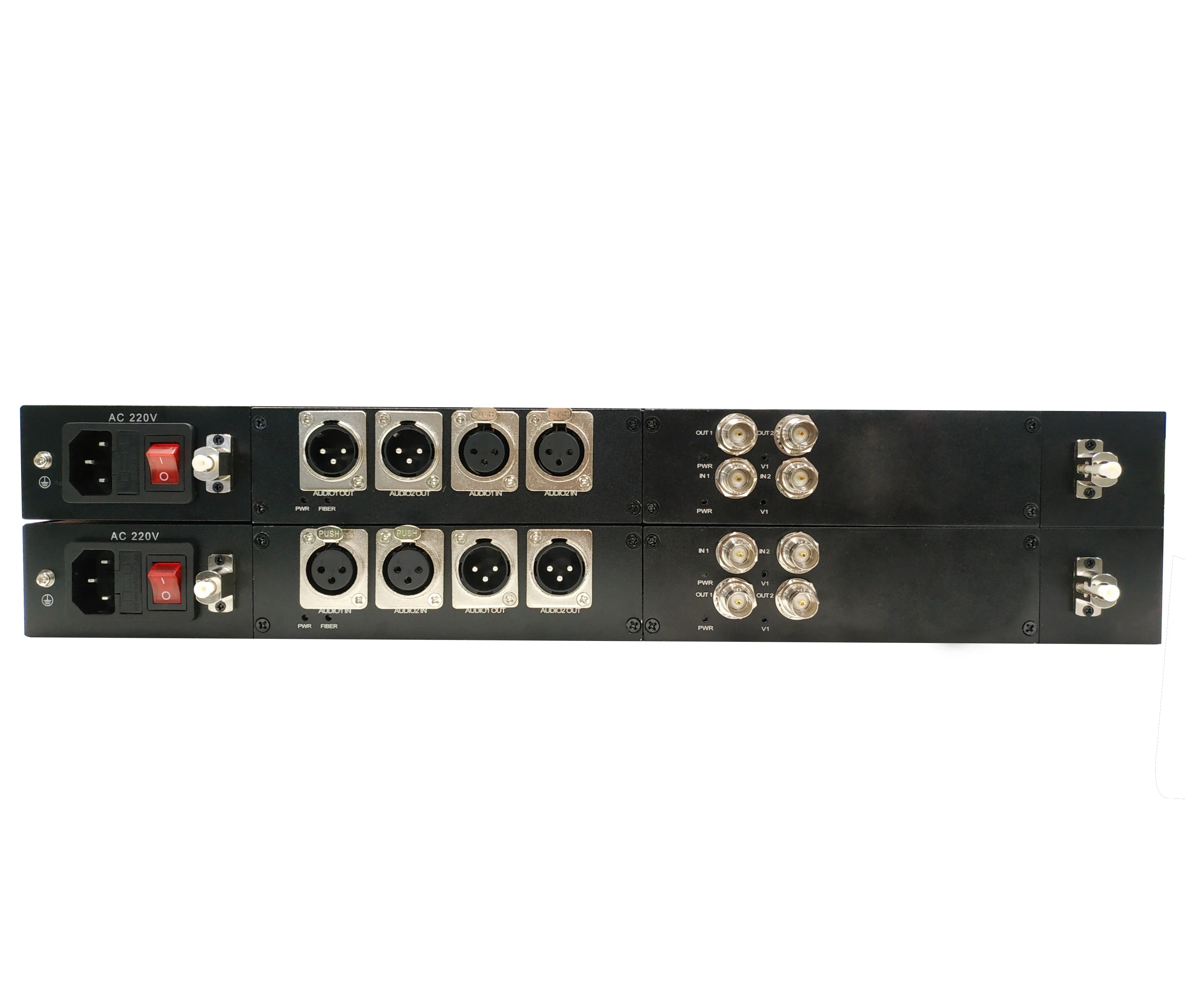 

In stock 4Ch Bidi HD-SDI with XLR Balance Audio Broadcasting Level 3G-SDI Fiber video Converter SM 20KM Dual LC 19 inch 1U Rack