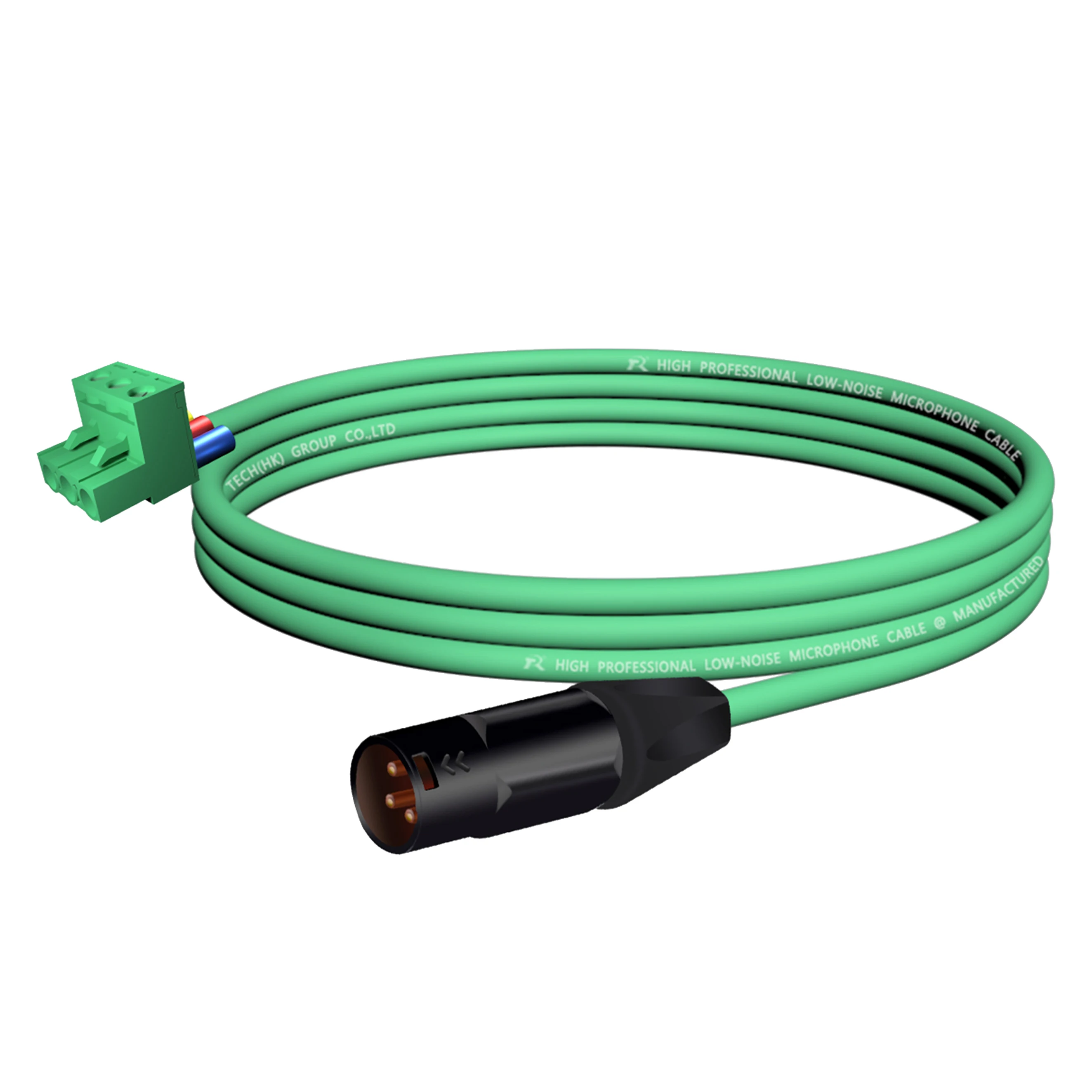 3-adriges XLR-auf-Phoenix-Terminal-Audiokabel ​ Entwickelt für Audio- und Industrieverbindungen, geräuscharm, symmetrische Audioübertragung – Detail 15