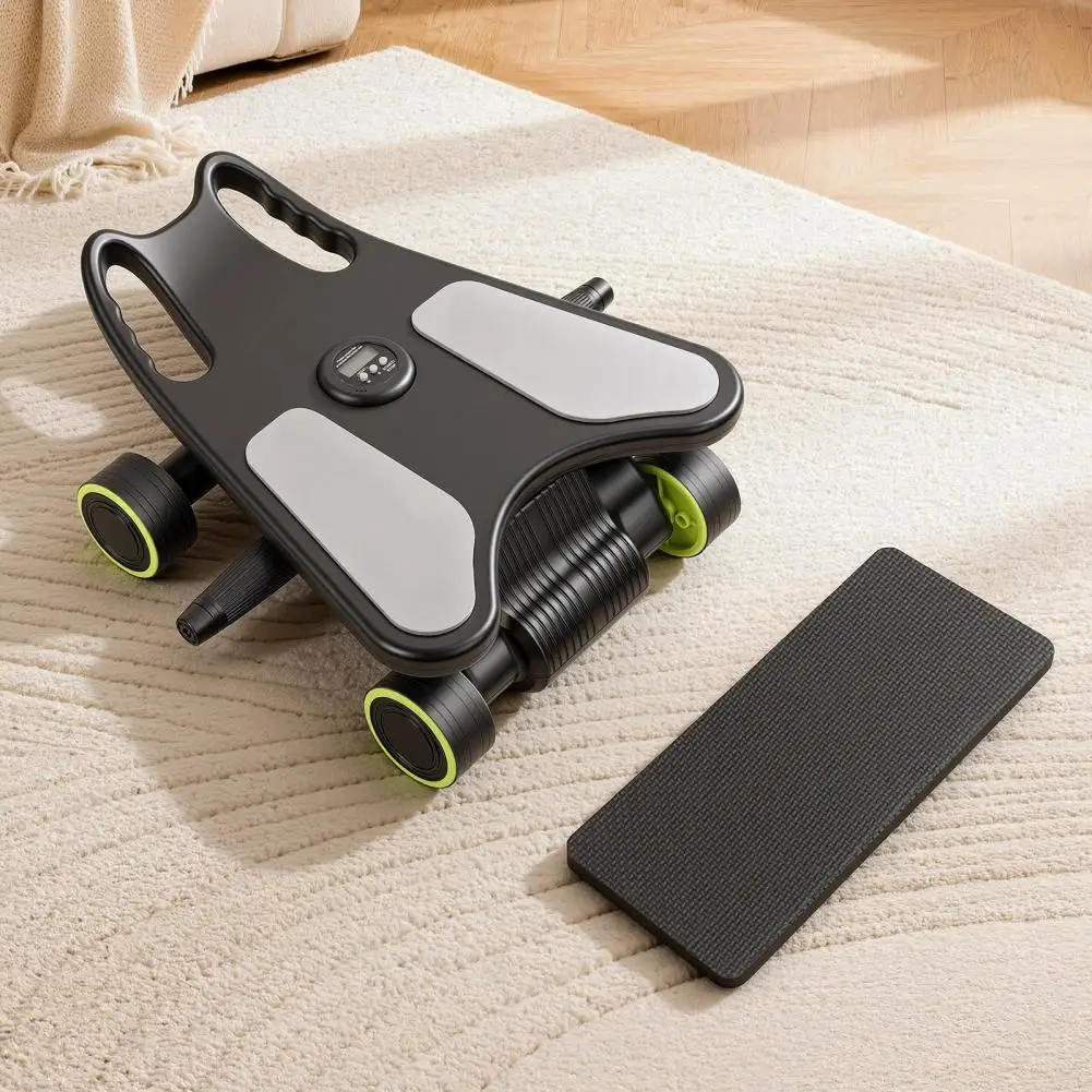 Stable Four Wheel Abdominal Roller for Core Workouts