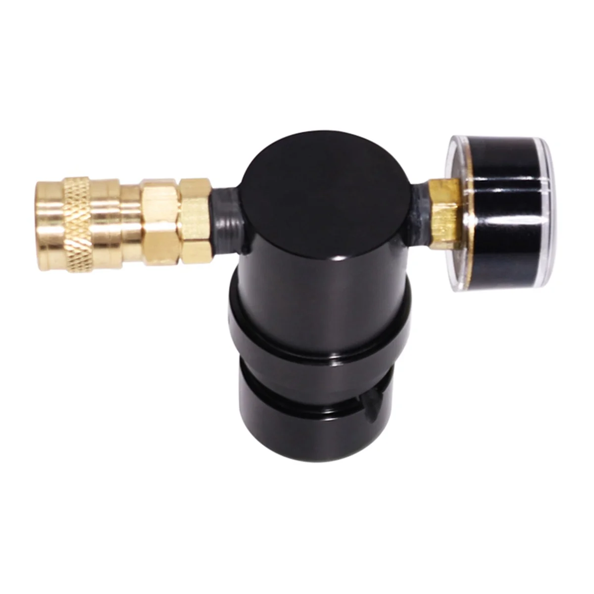 

HPA Low Pressure Regulator T-Type Mini CO2 Regulator Output Pressure 230 Psi with Coupler Gauge