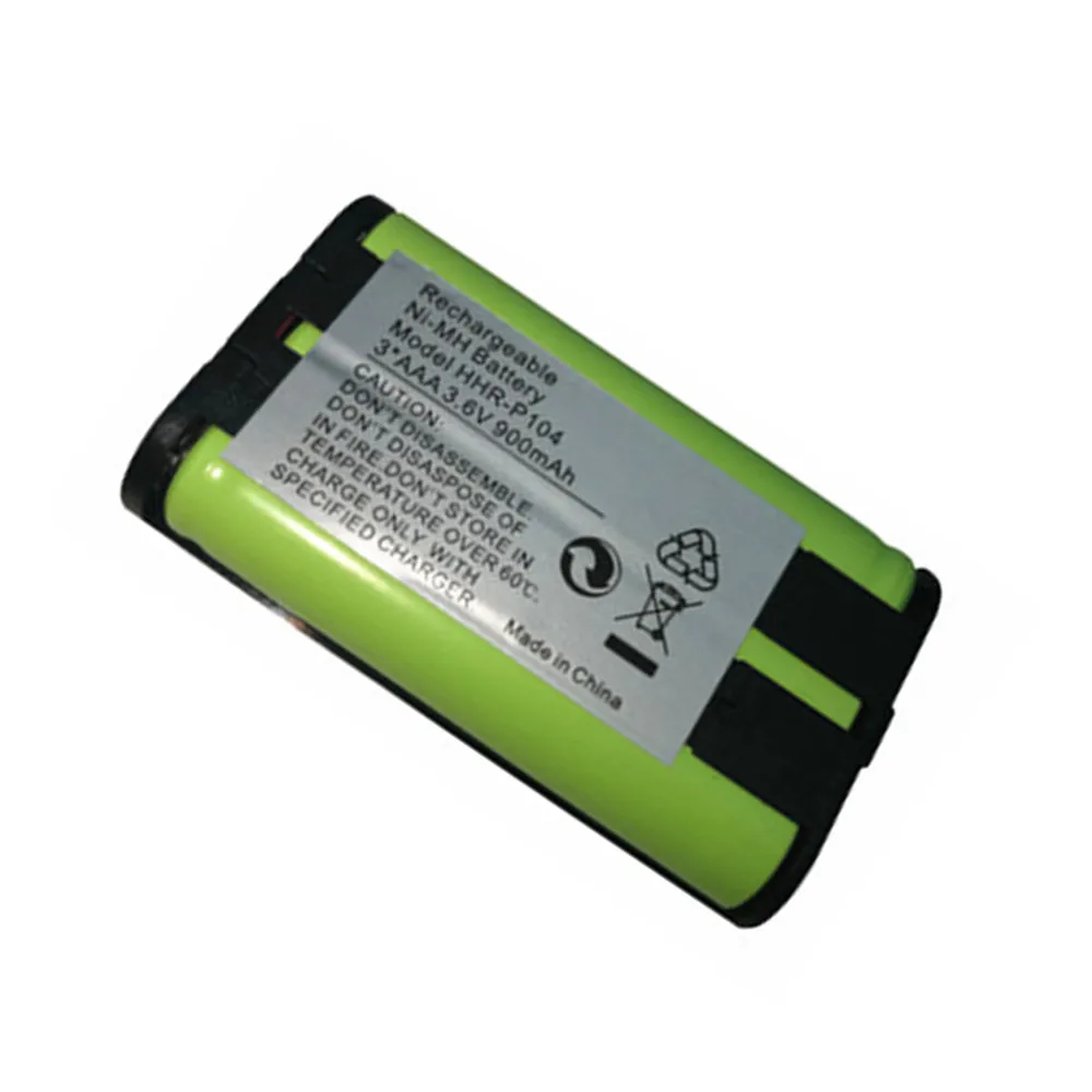 3.6V 900mAh Rechargeable Battery For Panasonic HHR-P104 HHR-P104A/1B HHRP104 Type 29 3*AAA NiMH 3.6V Home Phone Battery 1PCS