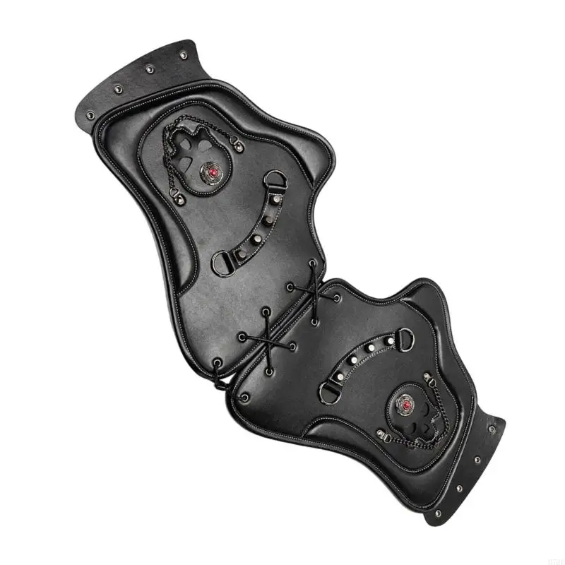 M76E Universal Auspuff Hitzeschutz PU Leder Seite Sättel Hitzeschild Deflektor Einfach Zu Installieren – Detail 10