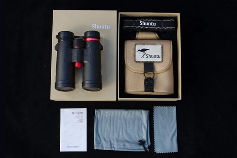 Shuntu Leistungsstarkes 10x50/12X50 ED-Objektiv-Fernglas IPX7 wasserdichtes Bak4-Prisma-Langstrecken-Außenteleskop für Camping, Jagd, Sport – Detail 16