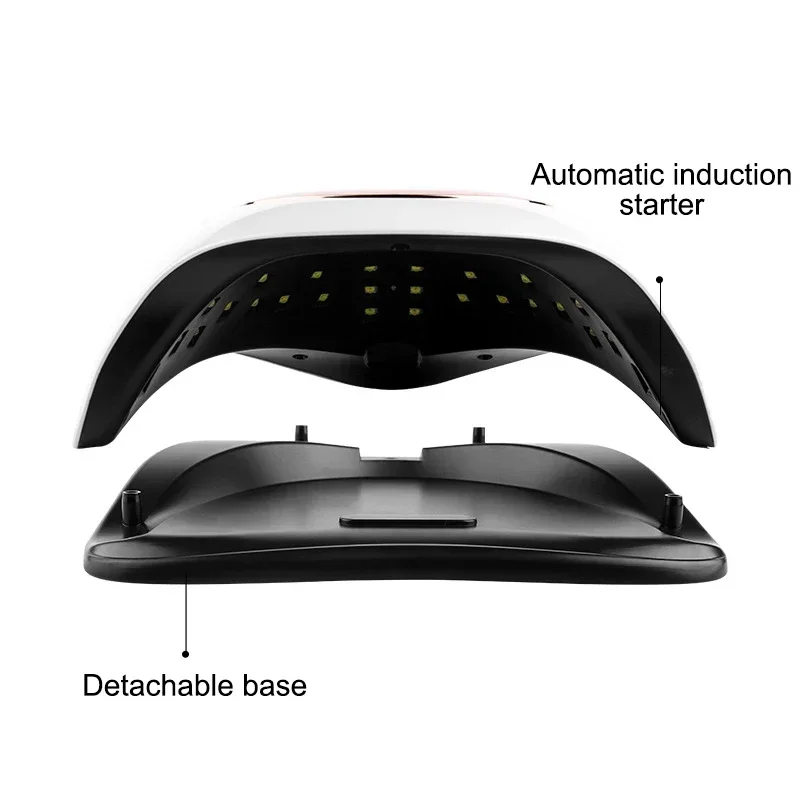 New V1 Nail Light 168W UV Nail Art Light Therapy Machine LED Nail Polish Glue Baking Lamp
