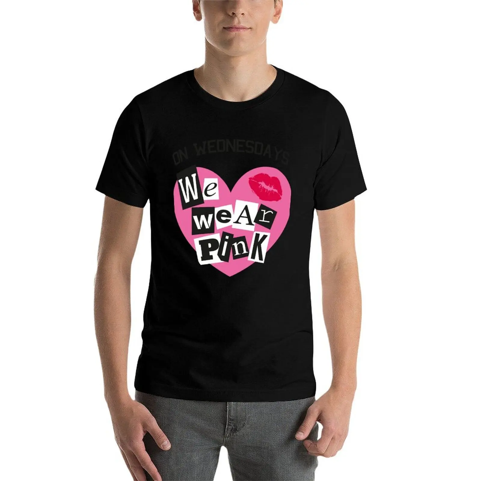 On Wednesdays We Wear Pink Burn Book Font T-Shirt anime t shirts oversize T-Shirt view 4