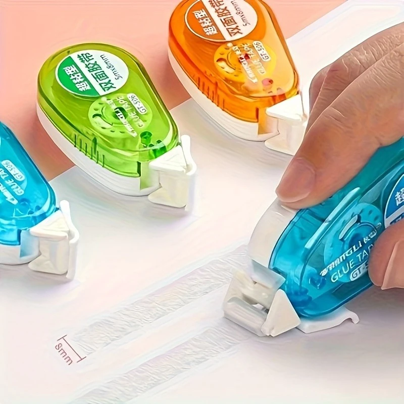 高粘度両面テープ 8mm×5m スクラップブッキング、クラフト、手作りオフィス文具、事務用品に最適