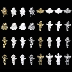 20PCS 레트로 바로크 구호 천사 네일 매력 Kawaii 액세서리 3D 아크릴 손톱 아트 장식 용품 도구 매니큐어 부품