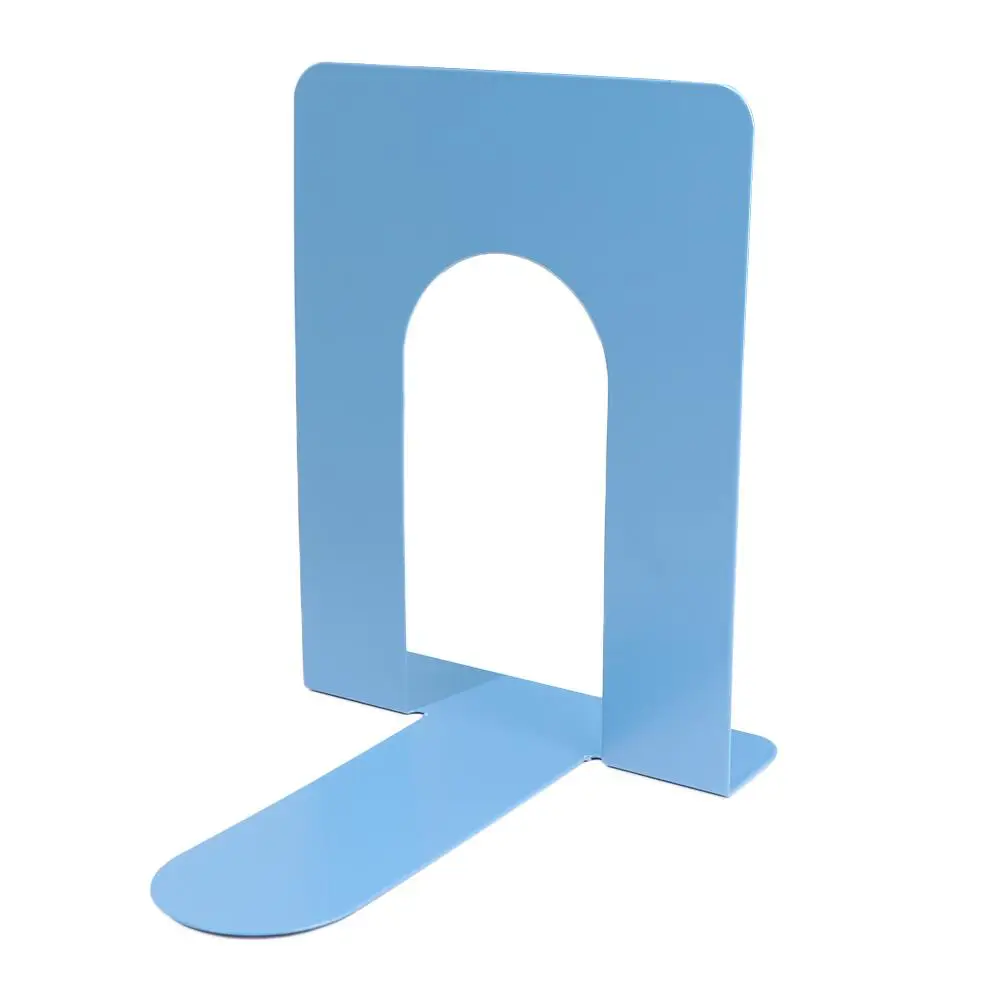 منظم سطح المكتب على شكل حرف L من الدفتين المكتبية INS حامل كتب حديدي متين يعرض مجلة رف دعم الكتب البسيطة