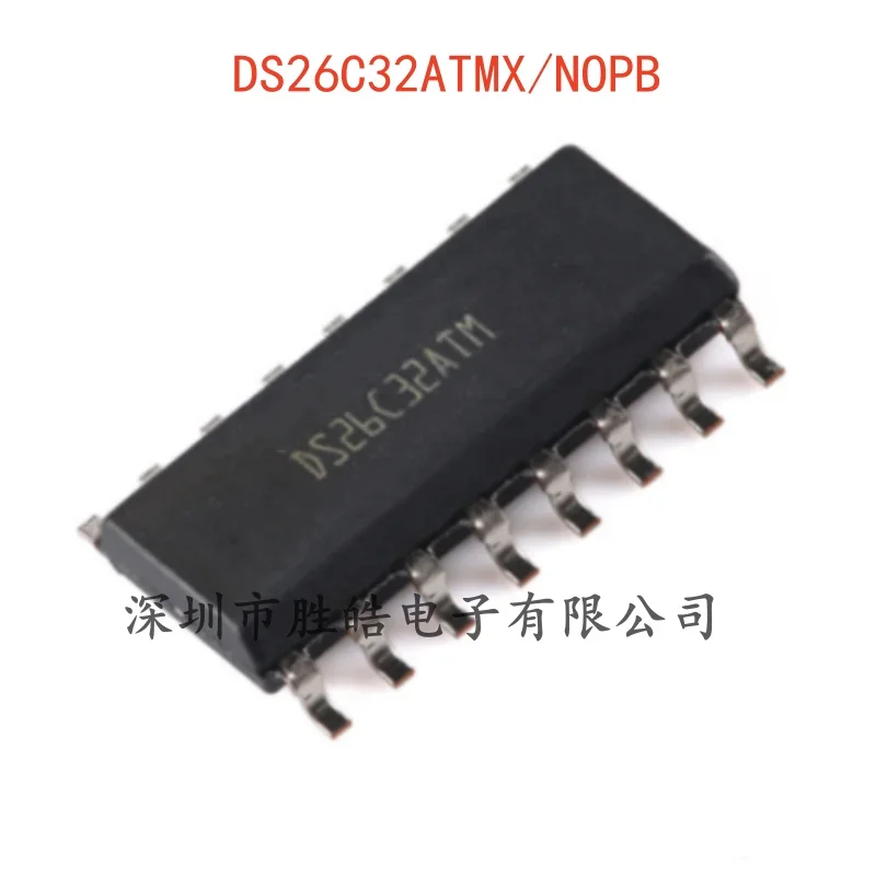 

(5PCS) NEW DS26C32ATMX/NOPB Four-Way Differential Line Receiver Chip SOIC-16 DS26C32ATMX/NOPB Integrated Circuit