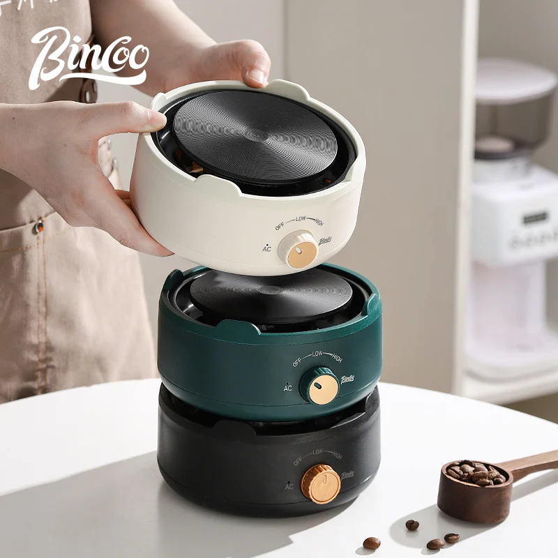 Estufa eléctrica de cerámica Bincoo, tetera de mocha, cafetera doméstica, base calefactora, estufa de té multifuncional, universal