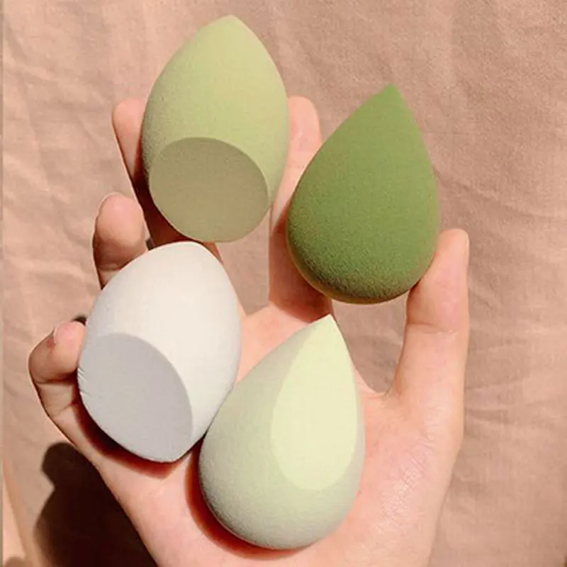 4 pcs/box Makeup Sponge Puff, Foundation & Loose Powder Sponge, Cosmetic Tools, Beauty Accessories, Beauty Blender