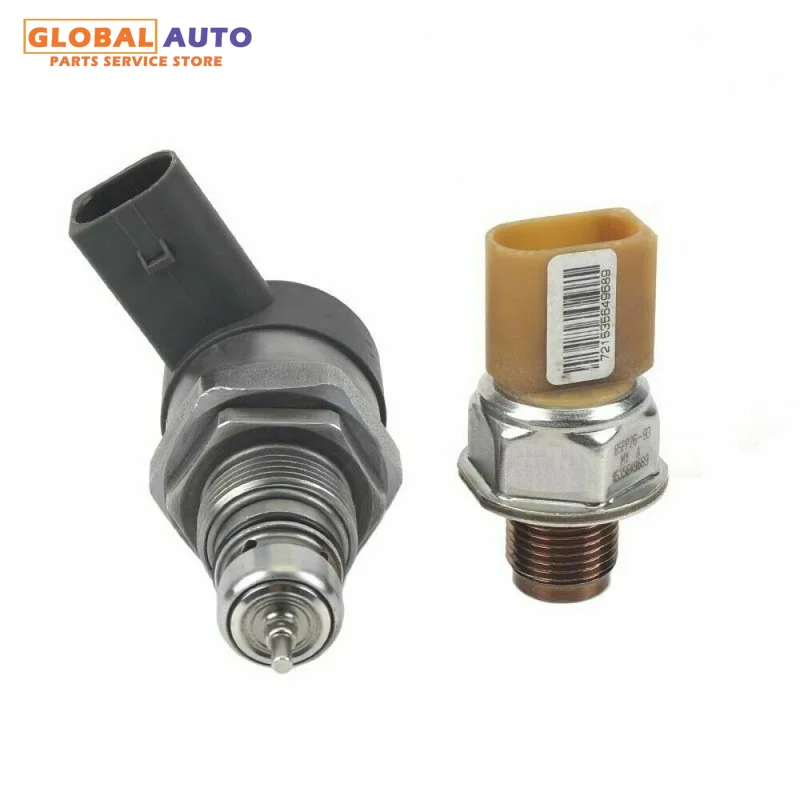 Fuel Rail Pressure Valve And Stress Sensor 057130764H 03L906054A Suits for AUDI VW SEAT SKODA 2.0 TDi