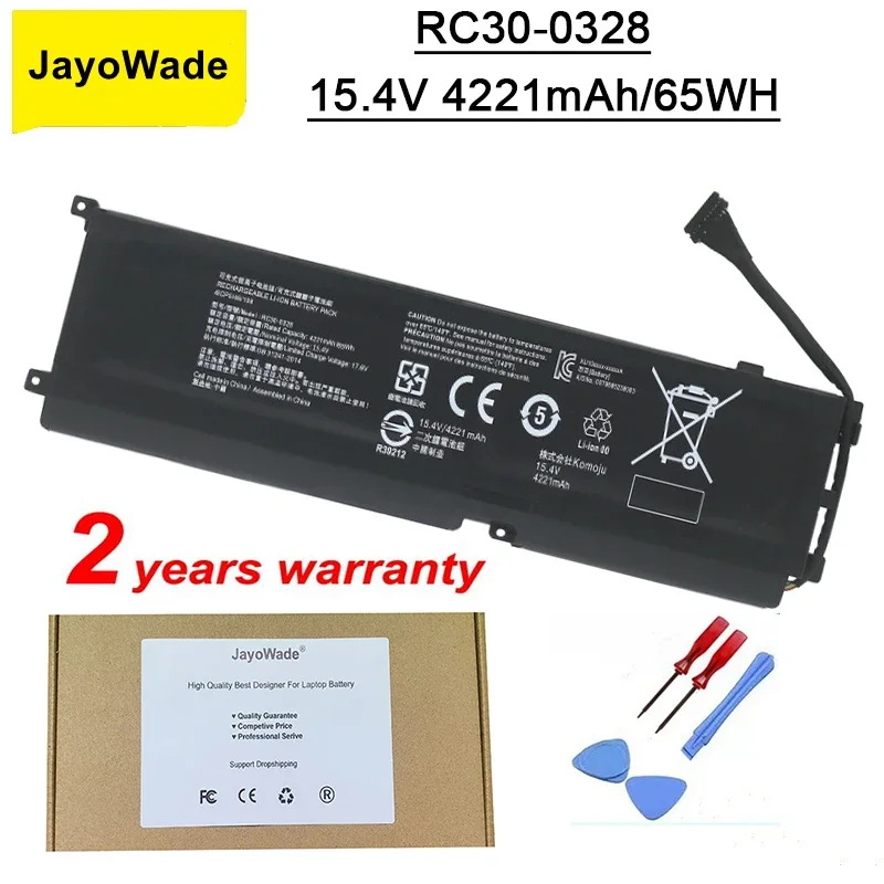 Smart RC30-0328 Laptop Battery for Razer Blade 15 2020 RZ09-0328 RZ09-03304x RZ09-03305x RZ09-0330x 4221mAh 15.4V 65WH RC30-0328