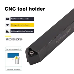 STECR1616H11 Turning Arbor STECR2020K16 STECL2525M16 CNC Lathe Cutting Tool External Turning Tool Holder,For TCMT Carbide Insert