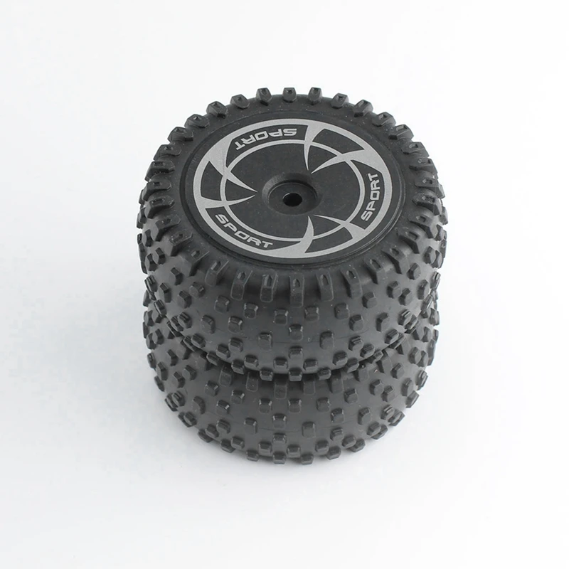 Parti di pneumatici per auto telecomandate da 2 pezzi per Wltoys 144016   After Wheel Set (large) Parti soggette ad usura Pneumatico