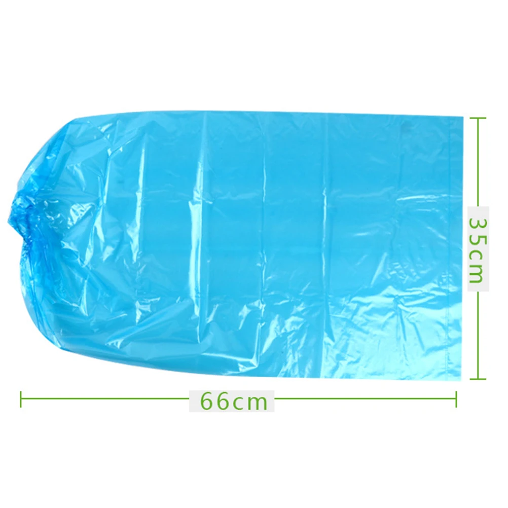 

20 Pcs Waterproof High-tube Shoe Cover Disposable Blue Men Travel Rainproof Thicken Protective Overshoes Lightweight Practical