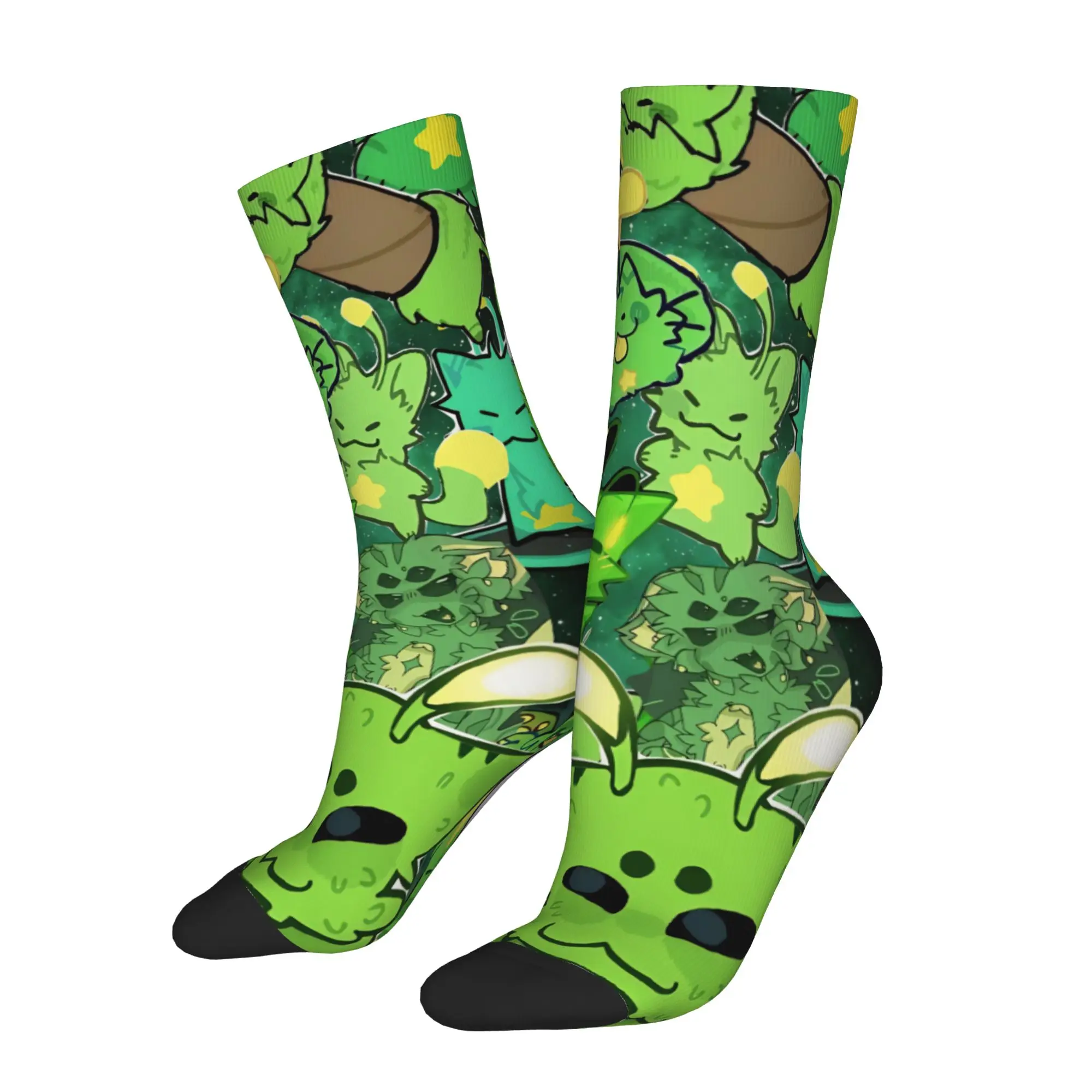 Alien Cat cats Gift Dress Socks Accessories for Women Compression Dress Socks