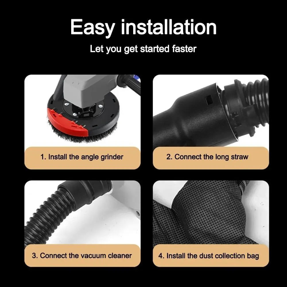 Dust Protection Angle Grinder Dust Cover Detachable Multi-functional Angle Grinder Shroud Universal Dust Collector Angle Grinder