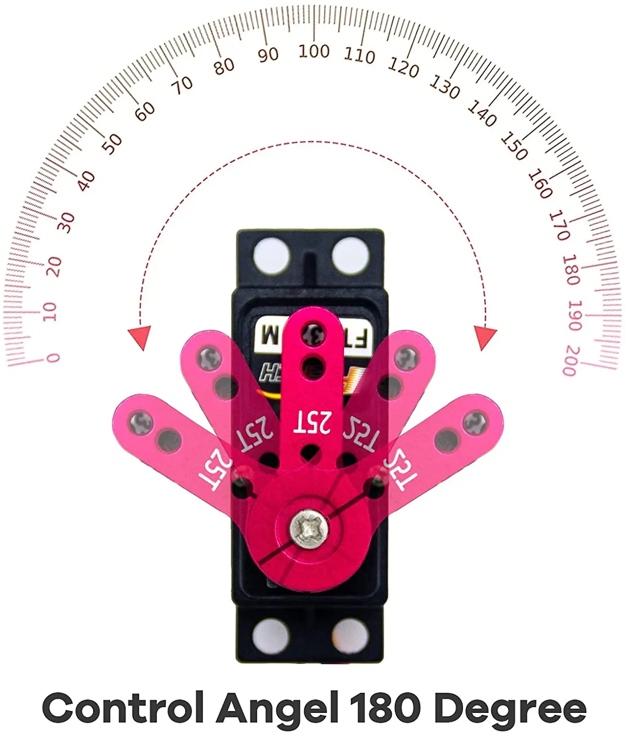 カスタマイズ可能な 20 キロコアモーターメタルギア 180 Dergree デジタルサーボ Rc ロボットアーム/タミヤミニ 4wd Scx24 おもちゃの車