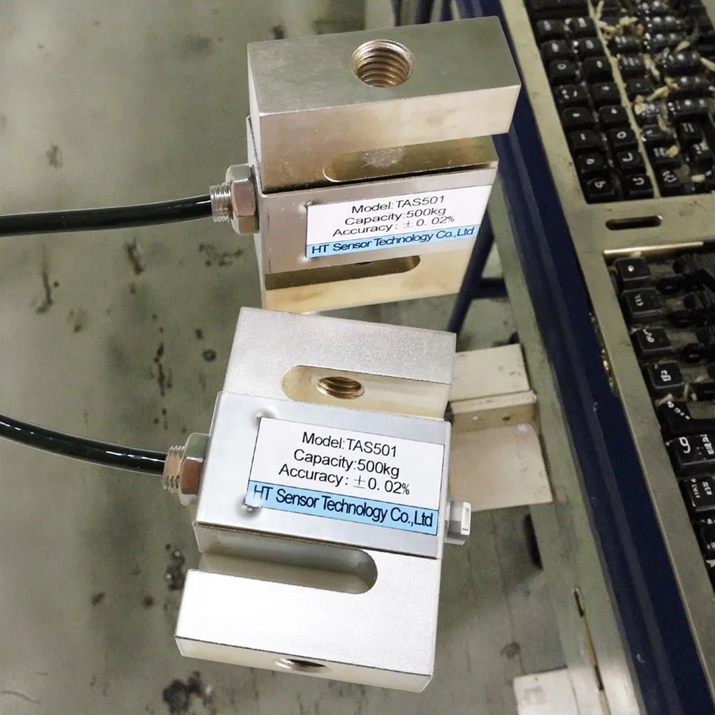 2026 Futek S-Type Load Cell S-Beam Tension Compression High Strength Force Sensor & Load Cell 50kg to 2Ton Range TAS501 Model