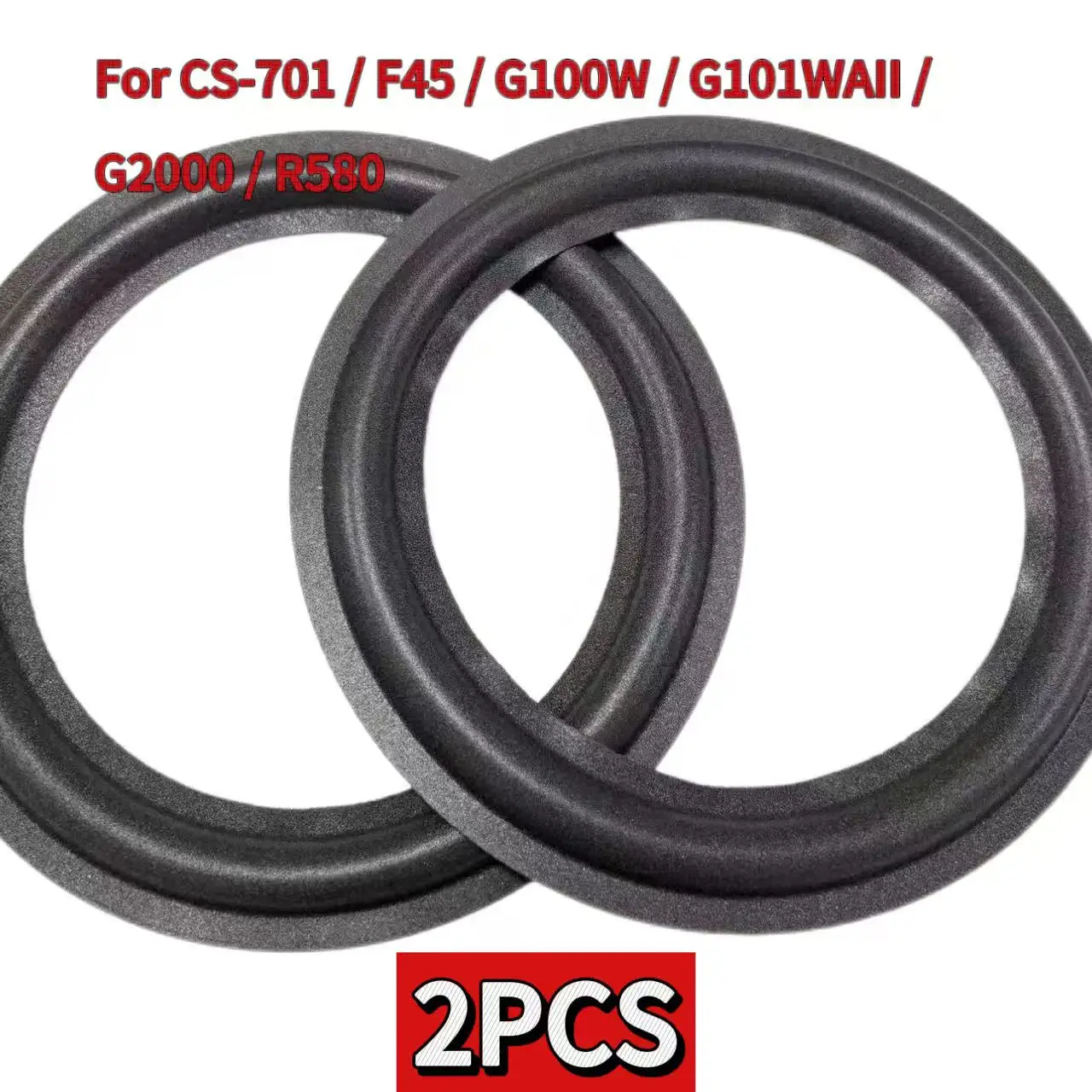 Pour haut-parleur Pioneer CS-701 F45 G100W G101WAII G2000 R580, anneau de bord pliable en mousse pour réparation (2 pièces)