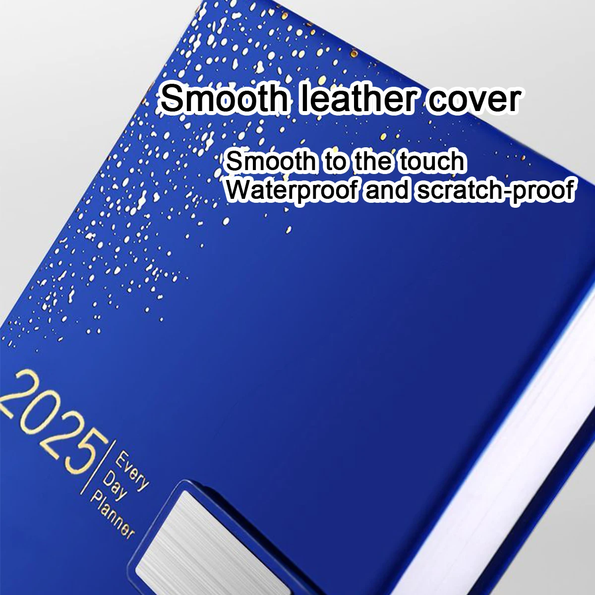 (Can Engrave Logo) A5/B5 Thickened Business Leather Notepad, Meeting Record Book, Work Notebook, Daily Planner, Student Diary