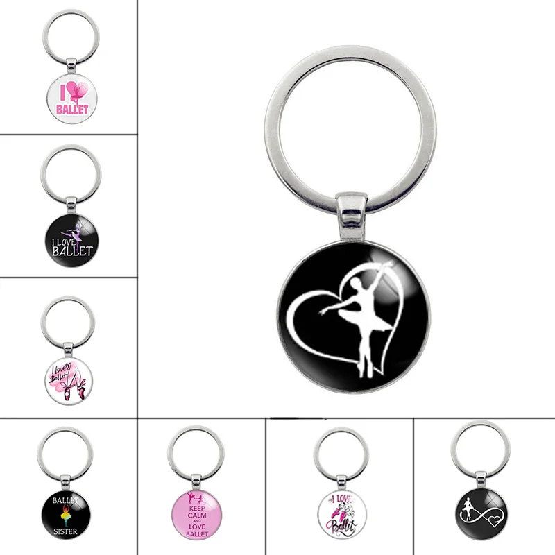 Customized ballet keychain, personalized photo keychain, customized accessory keychain gift