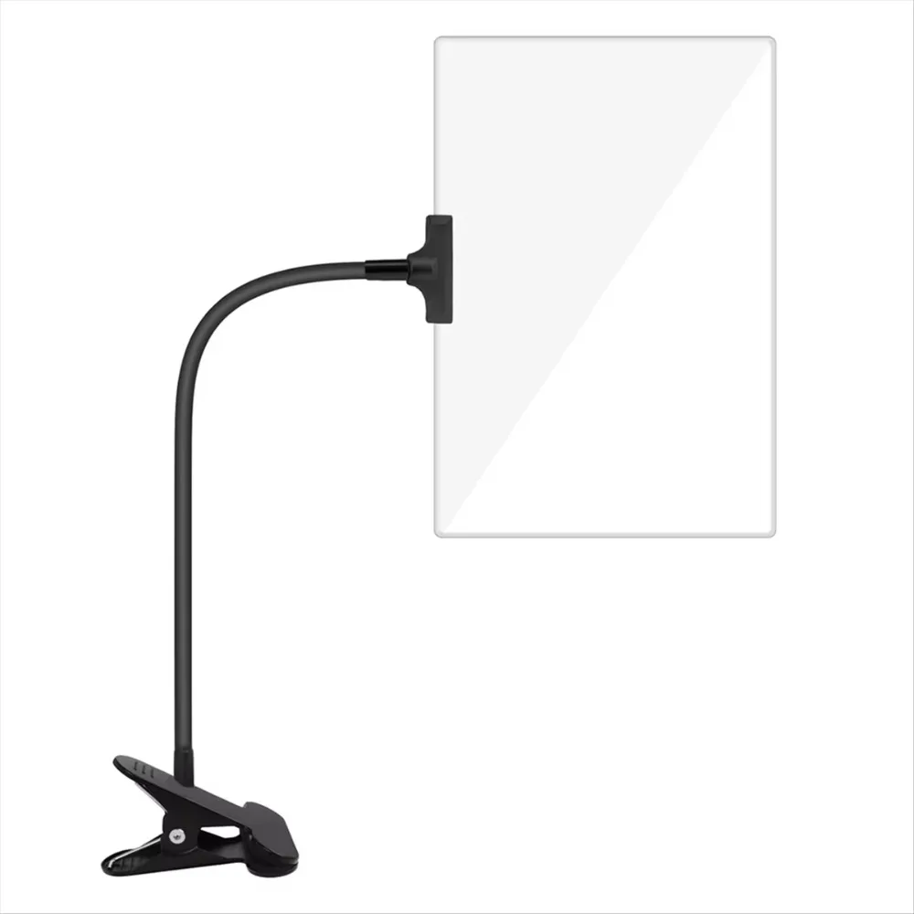 

Регулируемое увеличительное стекло с зажимом, зажим на гибкой шее, 5-кратная оптическая линза, 5-кратная лупа, прозрачные акриловые линзы, четкий обзор