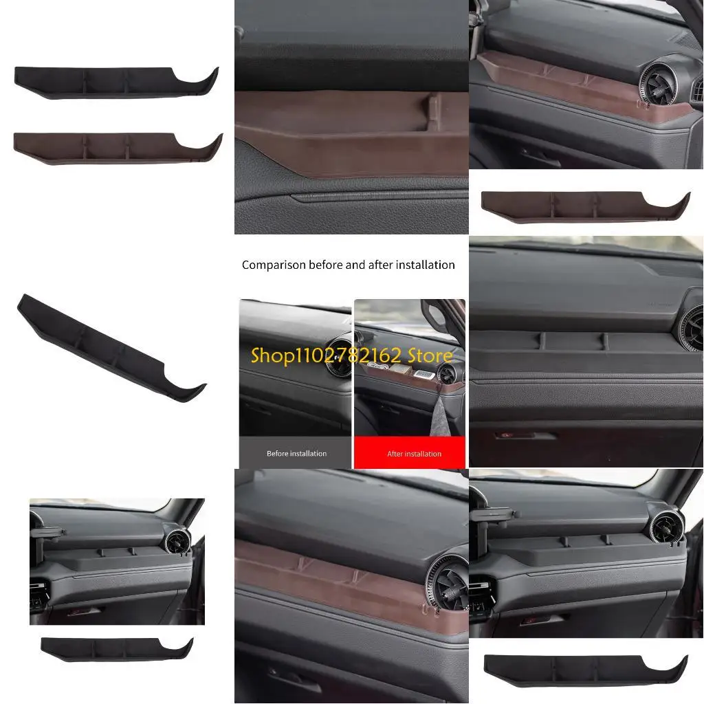 

547B Universal Car Dashboard Storage Box Passenger Compartment Tray for Prado LC250