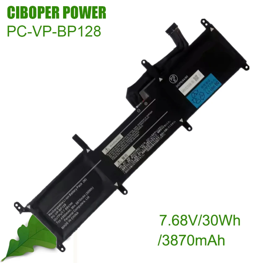 CP Laptop Battery PC-VP-BP128 7.68V 30Wh 3870mAh Replacing Notebook Battery
