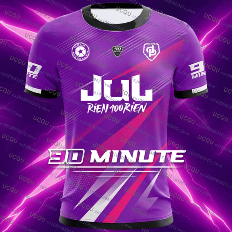 90 دقيقة سلسلة MM10 يوليو كرة القدم جيرسي الرجال النساء الخريف الرياضة في الهواء الطلق التجفيف السريع جيرسي اللياقة البدنية التدريب تي شيرت رجالي