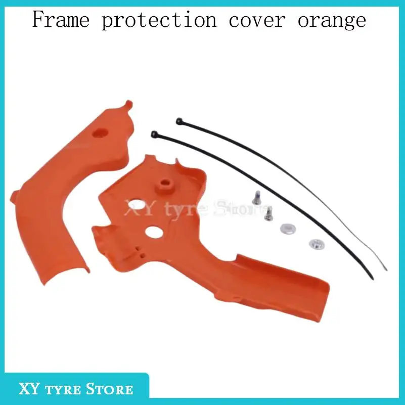 Orange front shock absorber protection cover for 20-22 frame, includes zip ties screws modified protective accessories
