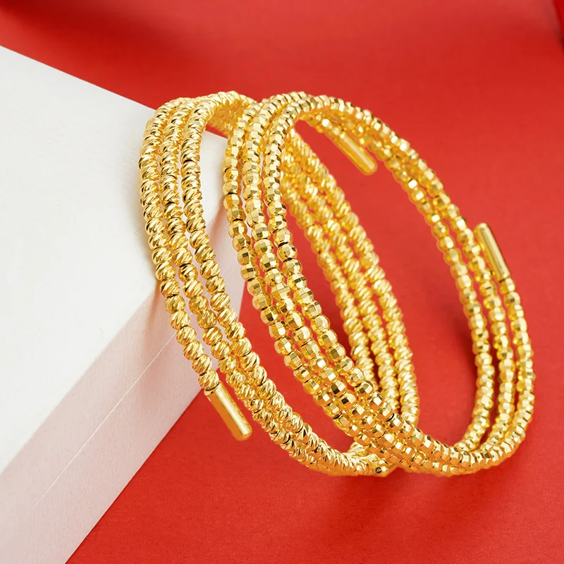 

Роскошный женский браслет Didi Ball из чистого золота 24 карата 9999 пробы