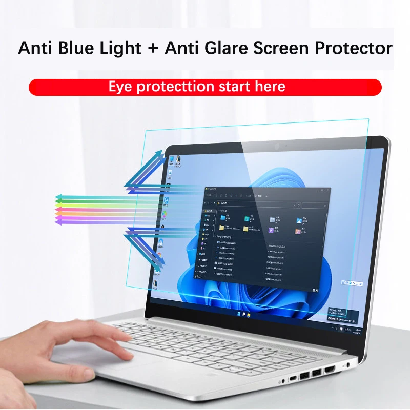 2X Anti Blue Light+Anti Glare Screen Protector for Lenovo IdeaPad 5 5i 2-in-1 (16