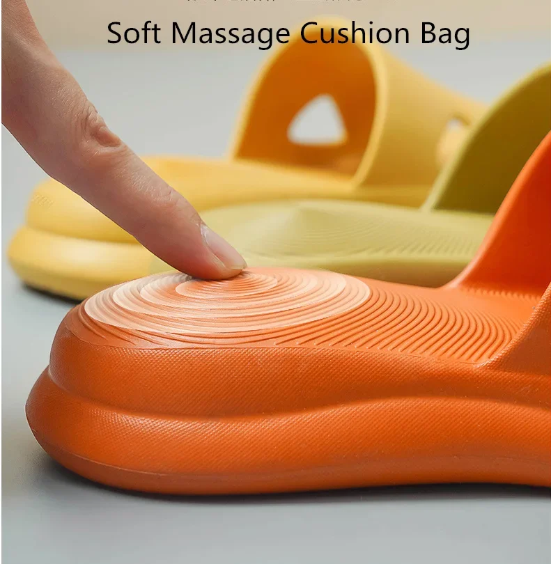 شاومي Mijia-نعال صندل غير قابلة للانزلاق ، مقاومة للأوساخ ، مزيل العرق ، قاع ناعم ، وسادة هوائية ، نعال للمنزل الذكي ، دروبشيب