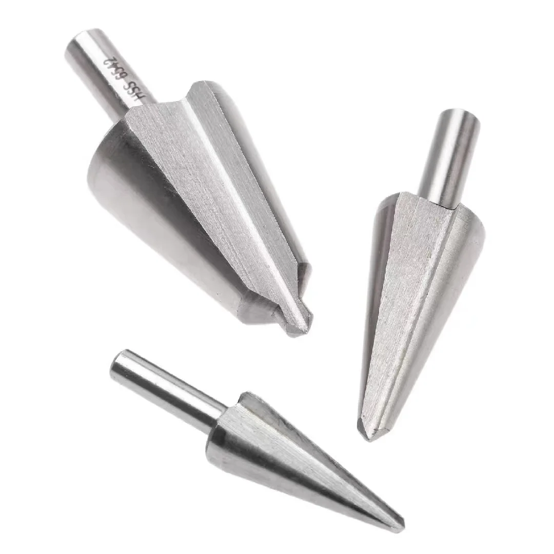 

3pcs HSS Taper Drill Bit Umbrella Hole Bit 6mm/8mm/10mm Shank Set Cone Cutter 16mm-30mm 5-20mm 3-14mm