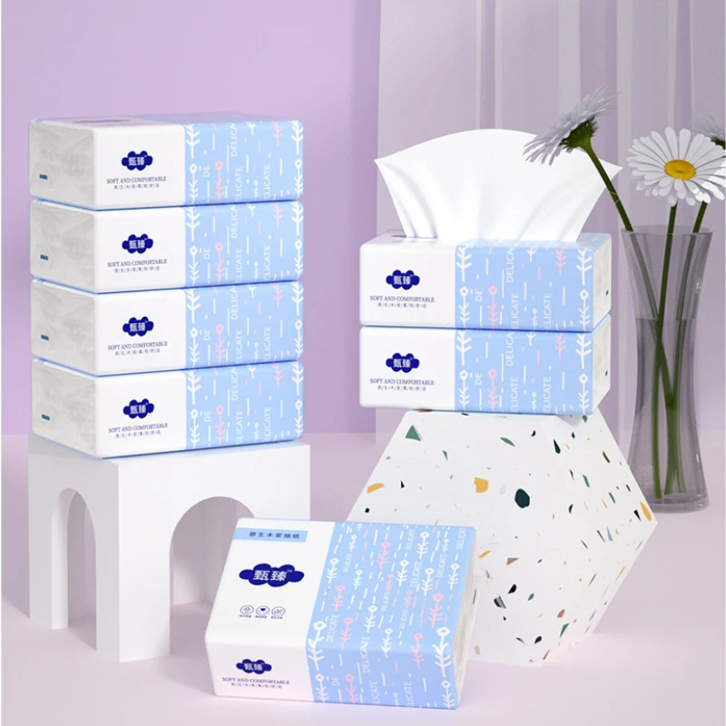 

20 Packs 4 layers Household Toilet Paper Skin Friendly and Flexible Tissue Paper Affordable Paper Towels Soft Disposable Napkins