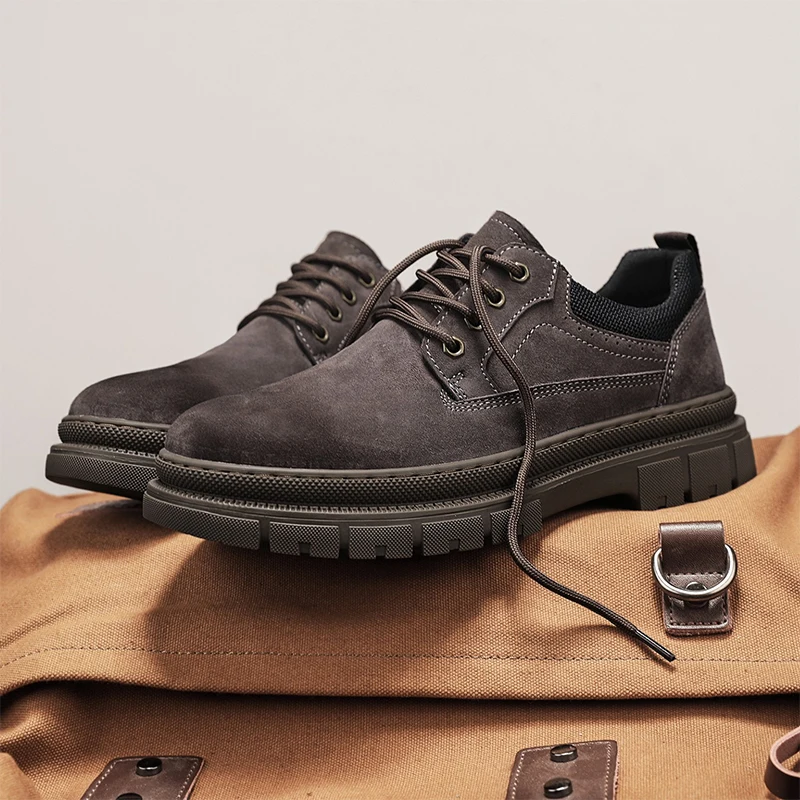 

Men's genuine leather shoes Comfortable high-quality classic style Outdoor Fashion Street derby office leisure business shoes